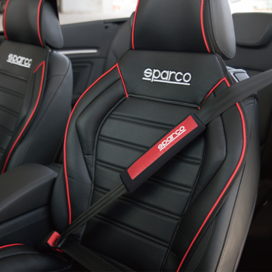 products/1220/navlake za pojas sparco oprema.jpg - SPARCO NAVLAKE ZA POJAS 1203 - Crno - Crvene - Xenon Svetla Beograd